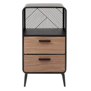 Wohnli Möbelsuche - Kleines Aufbewahrungsmöbel mit 1 Nische und 2 Schubladen