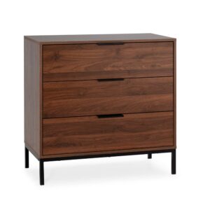 Wohnli Möbelsuche - Kommode 3 schubladen Walnussfarbe