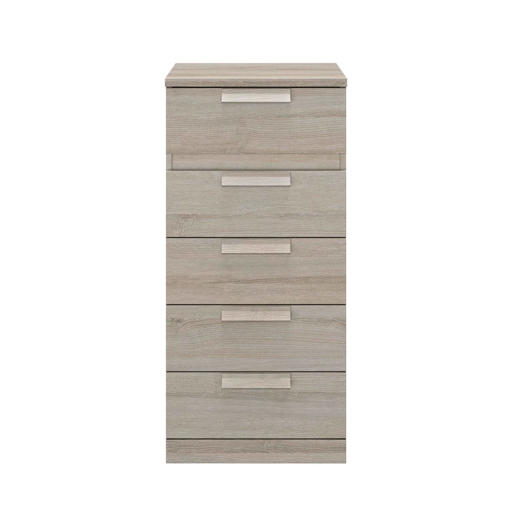Wohnli Möbelsuche - Kommode 5 Schubladen Cyrus - Französische Herstellung - Hellgrau