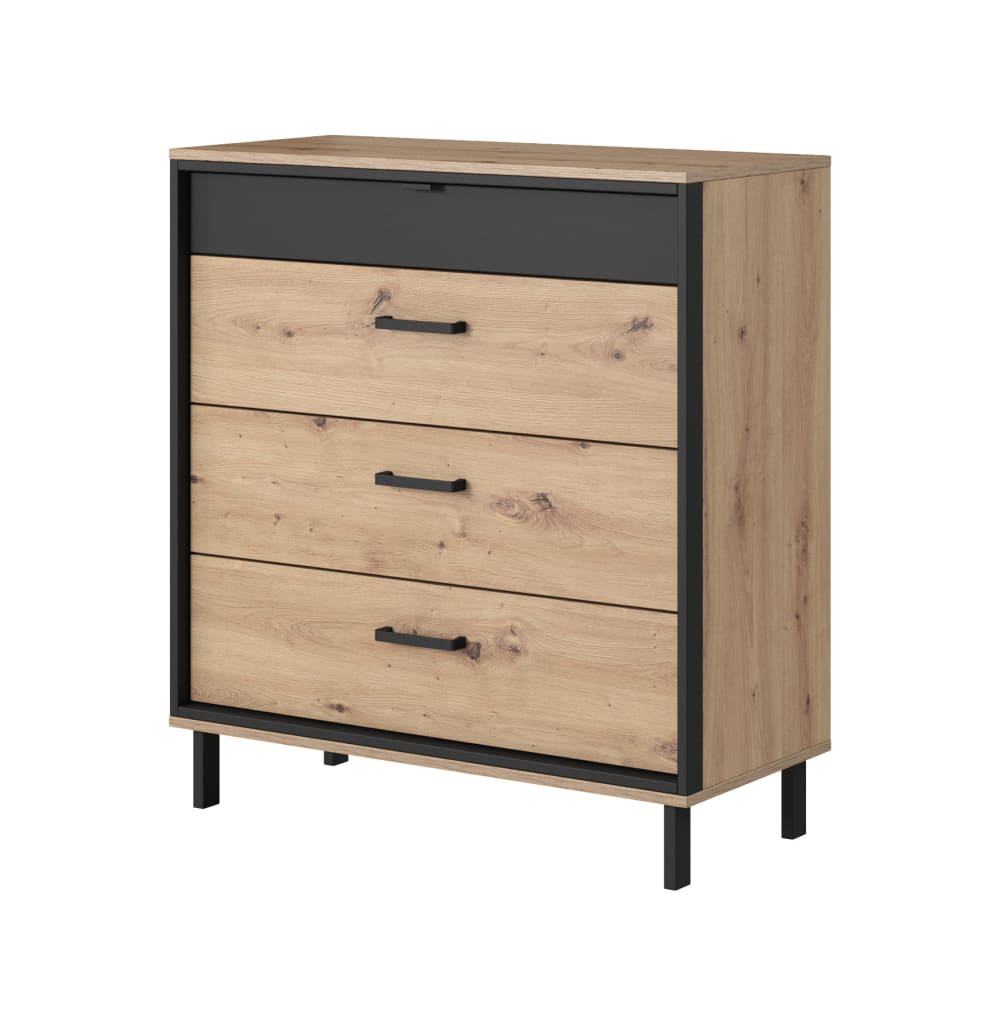 wohnli-moebel-suche-Kommode-Holzeffekt-Creme-und-Schwarz Wohnli Möbelsuche - Kommode Holzeffekt Creme und Schwarz