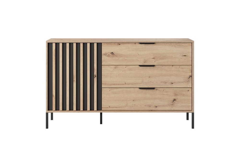 wohnli-moebel-suche-Kommode-Holzeffekt-Creme-und-Schwarz Wohnli Möbelsuche - Kommode Holzeffekt Creme und Schwarz