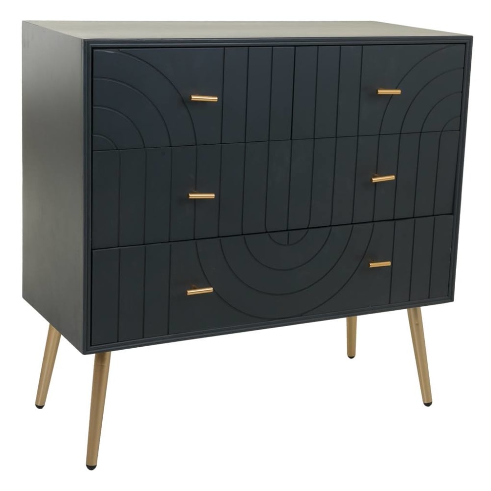 wohnli-moebel-suche-Kommode-aus-Holz-und-Metall-80x37x78-schwarz Wohnli Möbelsuche - Kommode aus Holz und Metall