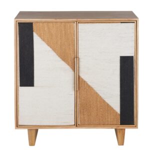 Wohnli Möbelsuche - Kommode aus Mangoholz und Baumwolle