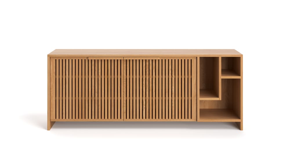 Wohnli Möbelsuche - Kommode aus massivem Eichenholz 180 cm