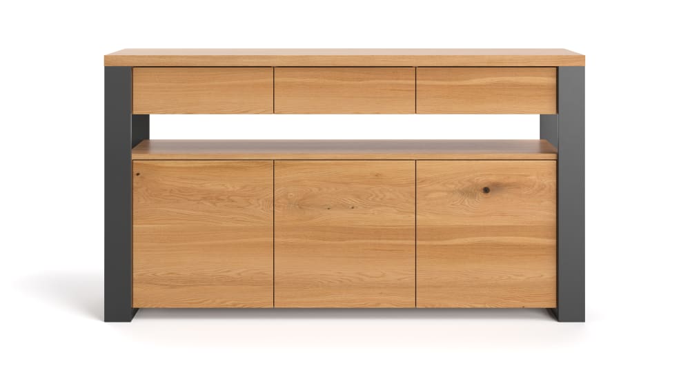 Wohnli Möbelsuche - Kommode aus massivem Eichenholz 180 cm