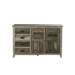 Wohnli Möbelsuche - Kommode aus recyceltem Massivholz 140 cm