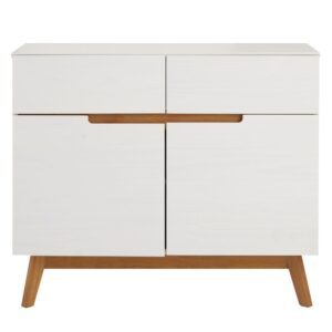 Wohnli Möbelsuche - Kommode mit 2 Schubladen 2 Türen aus Kiefer