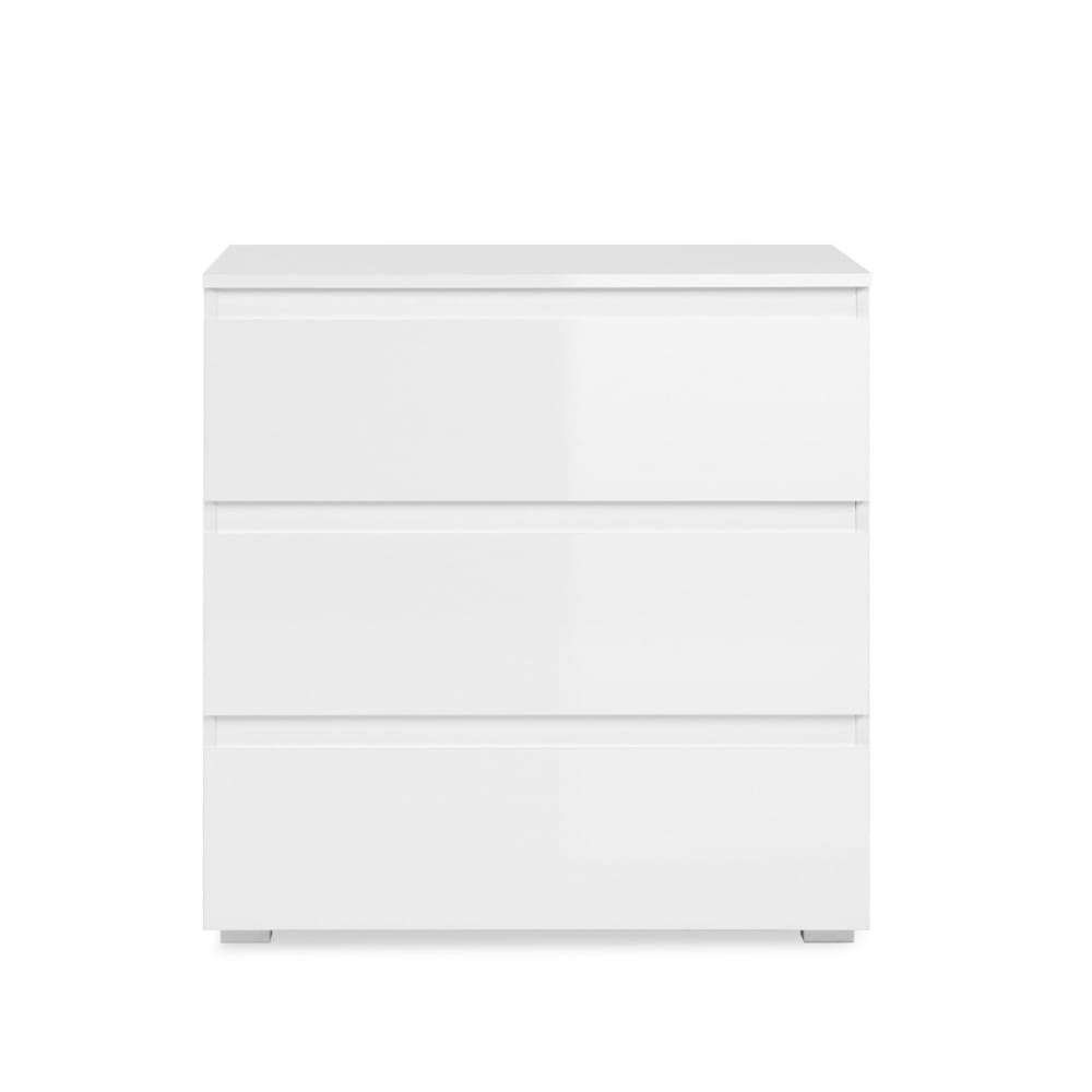 wohnli-moebel-suche-Kommode-mit-3-Schubladen-L80-cm-Weiss Wohnli Möbelsuche - Kommode mit 3 Schubladen L80 cm - Weiß