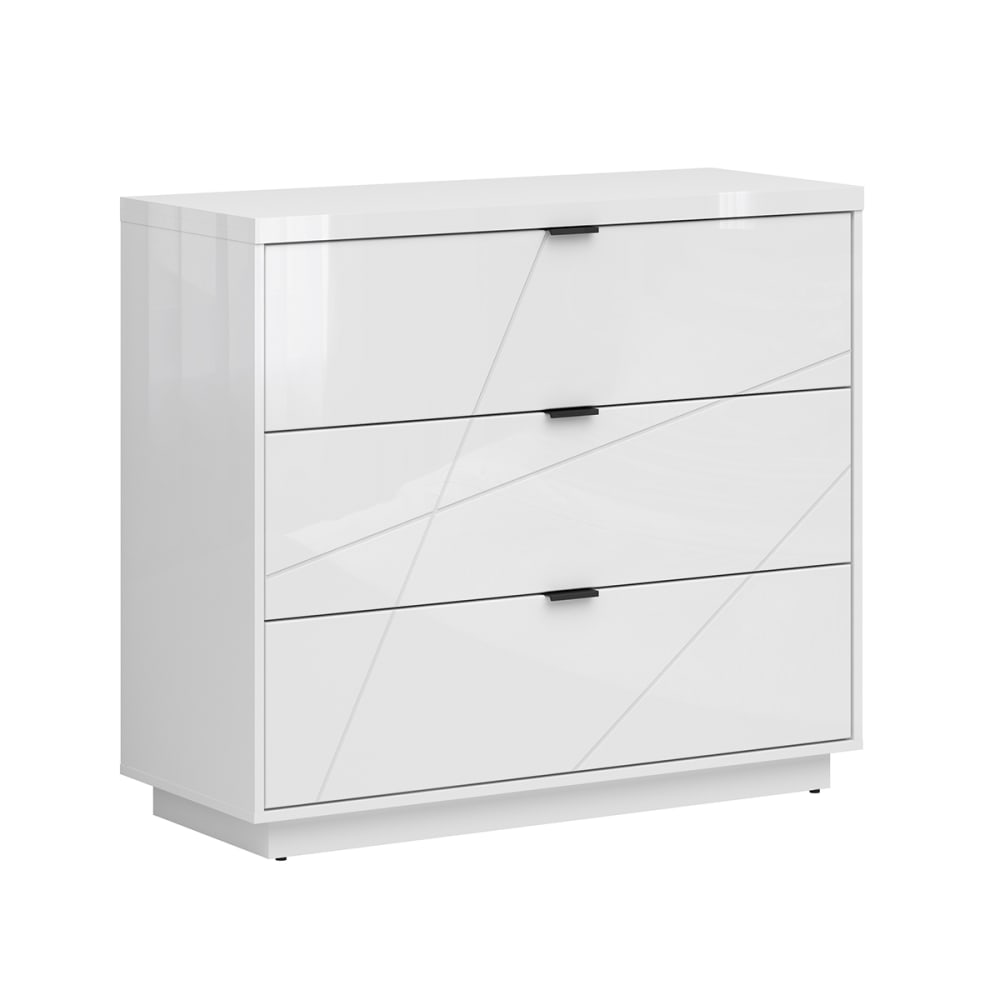 wohnli-moebel-suche-Kommode-mit-3-Schubladen-Weiss-106cm Wohnli Möbelsuche - Kommode mit 3 Schubladen