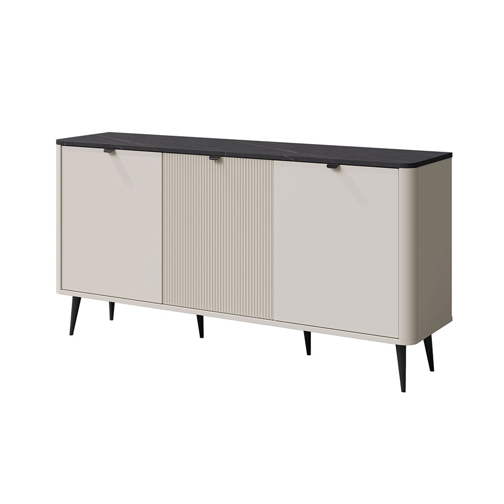 wohnli-moebel-suche-Kommode-mit-3-Tueren-aus-MDF-160x40x82cm-kaschmir-grau Wohnli Möbelsuche - Kommode mit 3 Türen