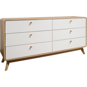 Wohnli Möbelsuche - Kommode mit 3+3 Schubladen in Eichenoptik