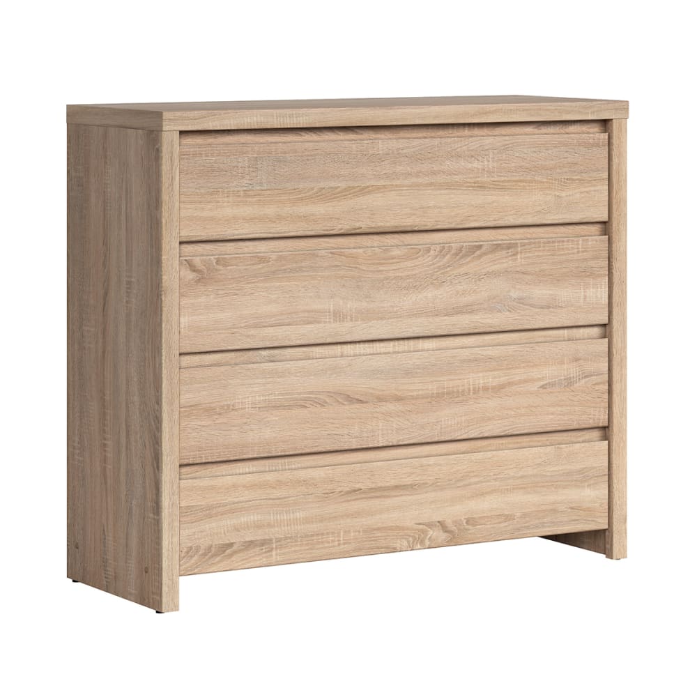 wohnli-moebel-suche-Kommode-mit-4-Schubladen-Holzoptik-92cm Wohnli Möbelsuche - Kommode mit 4 Schubladen