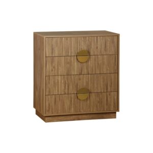 Wohnli Möbelsuche - Kommode mit 4 Schubladen in Mangoholz-Look