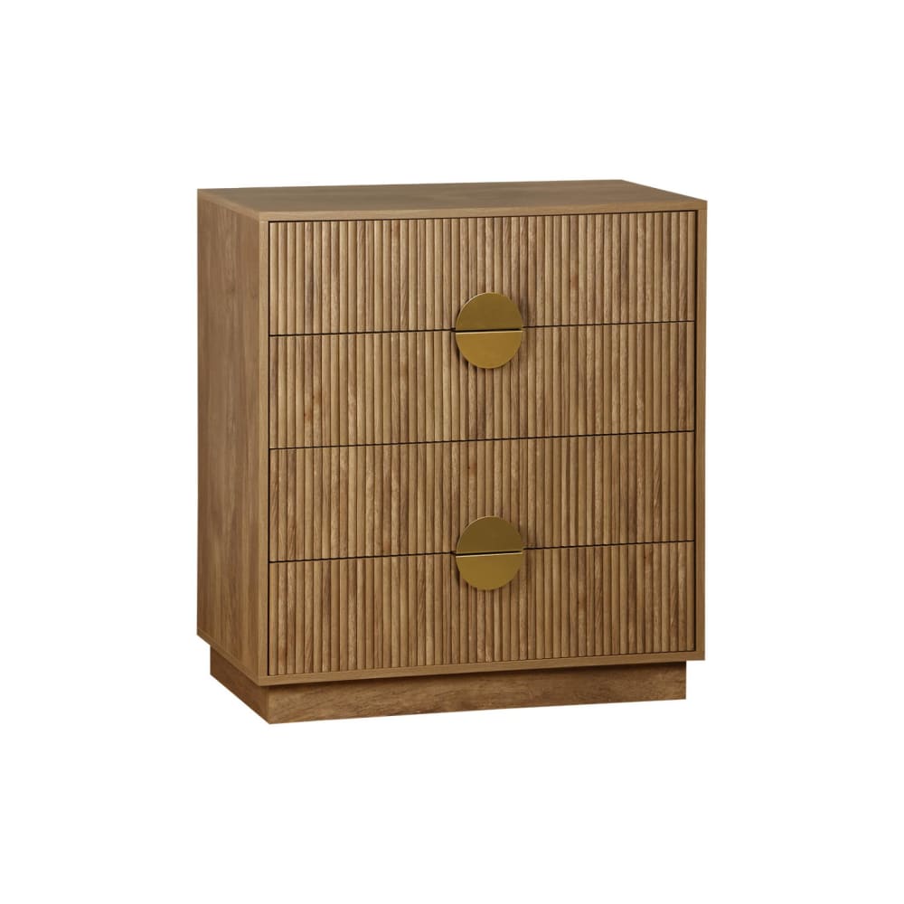 Wohnli Möbelsuche - Kommode mit 4 Schubladen in Mangoholz-Look