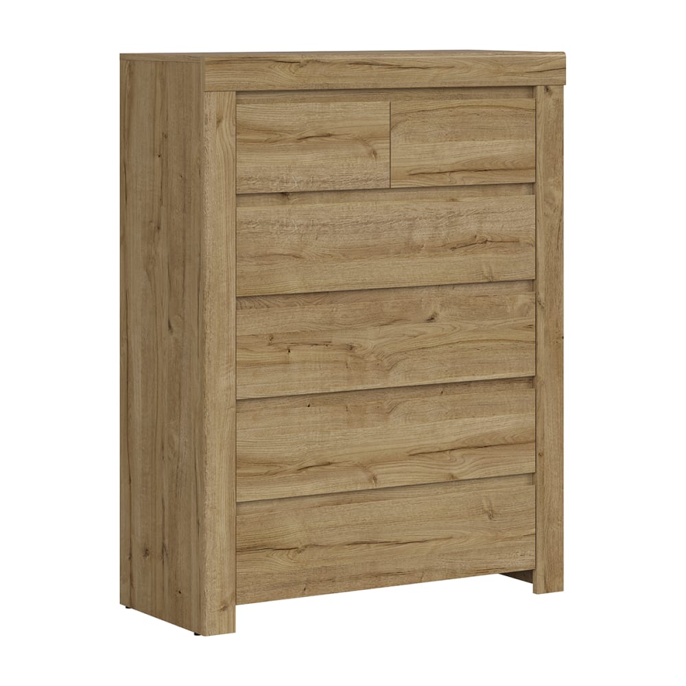 wohnli-moebel-suche-Kommode-mit-6-Schubladen-Holzoptik-99cm Wohnli Möbelsuche - Kommode mit 6 Schubladen