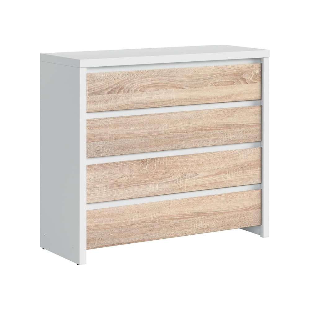 wohnli-moebel-suche-Kommode-mit-6-Schubladen-Holzoptik-und-Weiss-104.5cm Wohnli Möbelsuche - Kommode mit 6 Schubladen