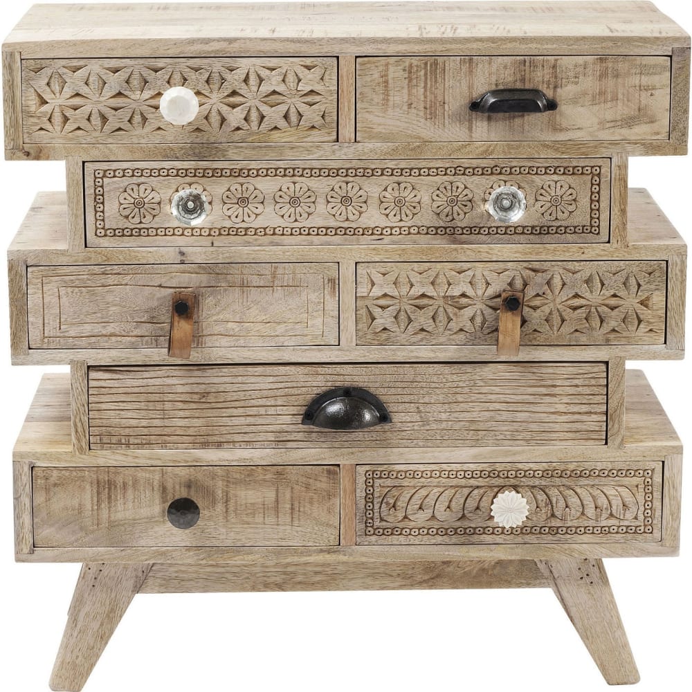 wohnli-moebel-suche-Kommode-mit-8-Schubladen-aus-Massivholz-mit-Schnitzereien-beige Wohnli Möbelsuche - Kommode mit 8 Schubladen aus Massivholz mit Schnitzereien