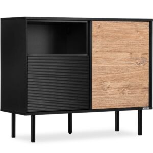 wohnli-moebel-suche-Kommode-mit-Aussenseiteneinlage-schwarz Wohnli Möbelsuche - Kommode mit Außenseiteneinlage