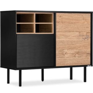 wohnli-moebel-suche-Kommode-mit-Kreuzeinlage-schwarz Wohnli Möbelsuche - Kommode mit Kreuzeinlage