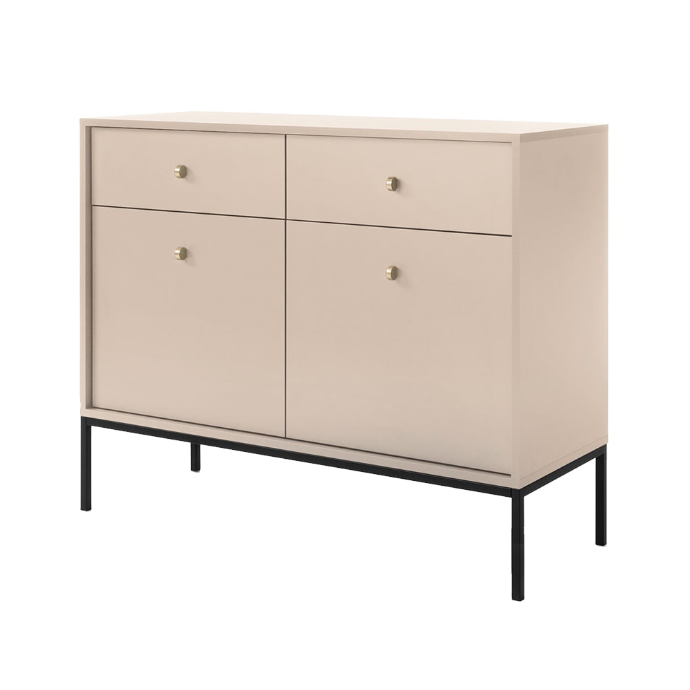 wohnli-moebel-suche-Kommode-mit-Tueren-Schubladen-aus-Spanplatte-104x39x83cm-Beige Wohnli Möbelsuche - Kommode mit Türen & Schubladen aus Spanplatte
