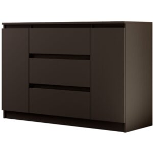 wohnli-moebel-suche-Kommode-mit-drei-Schubladen-schwarz-matt-140-cm Wohnli Möbelsuche - Kommode mit drei Schubladen