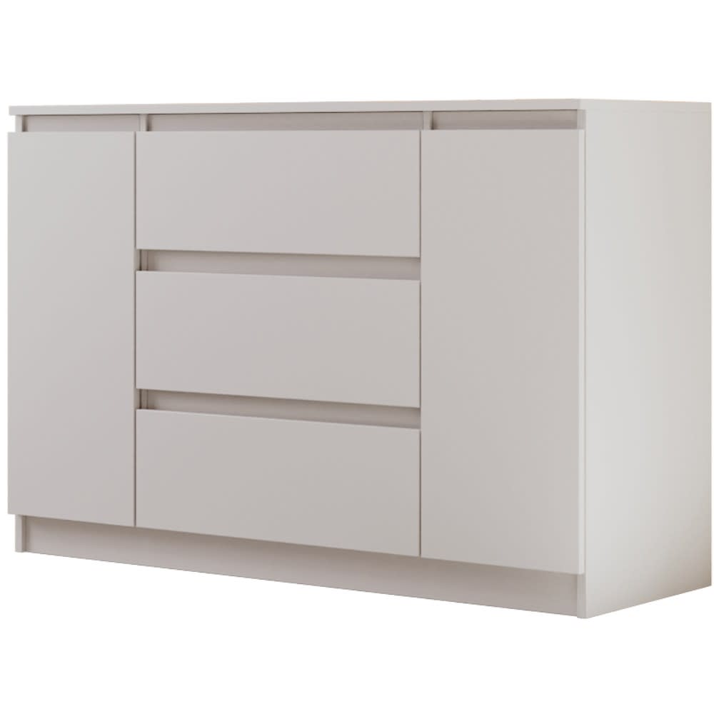 wohnli-moebel-suche-Kommode-mit-drei-Schubladen-weiss-matt-140-cm Wohnli Möbelsuche - Kommode mit drei Schubladen