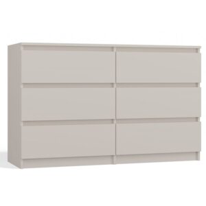 wohnli-moebel-suche-Kommode-mit-sechs-Schubladen-greige-120-cm Wohnli Möbelsuche - Kommode mit sechs Schubladen