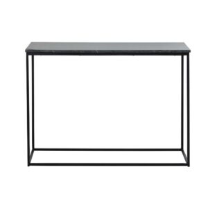 Wohnli Möbelsuche - Konsole aus Marmor und schwarzem Metall