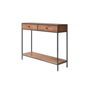 Wohnli Möbelsuche - Konsole aus massivem Akazienholz und Metall