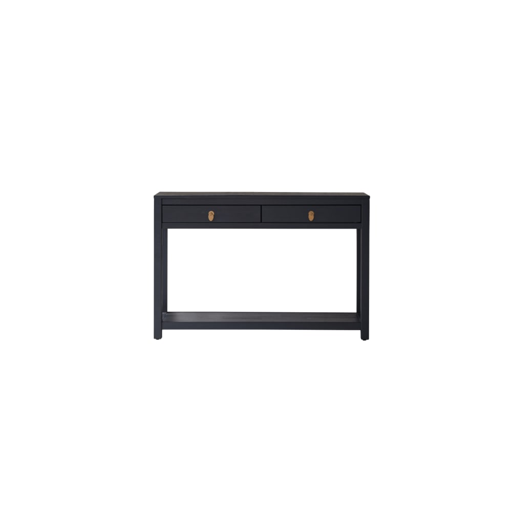 Wohnli Möbelsuche - Konsole aus massivem Kiefernholz mit 2 Schubladen