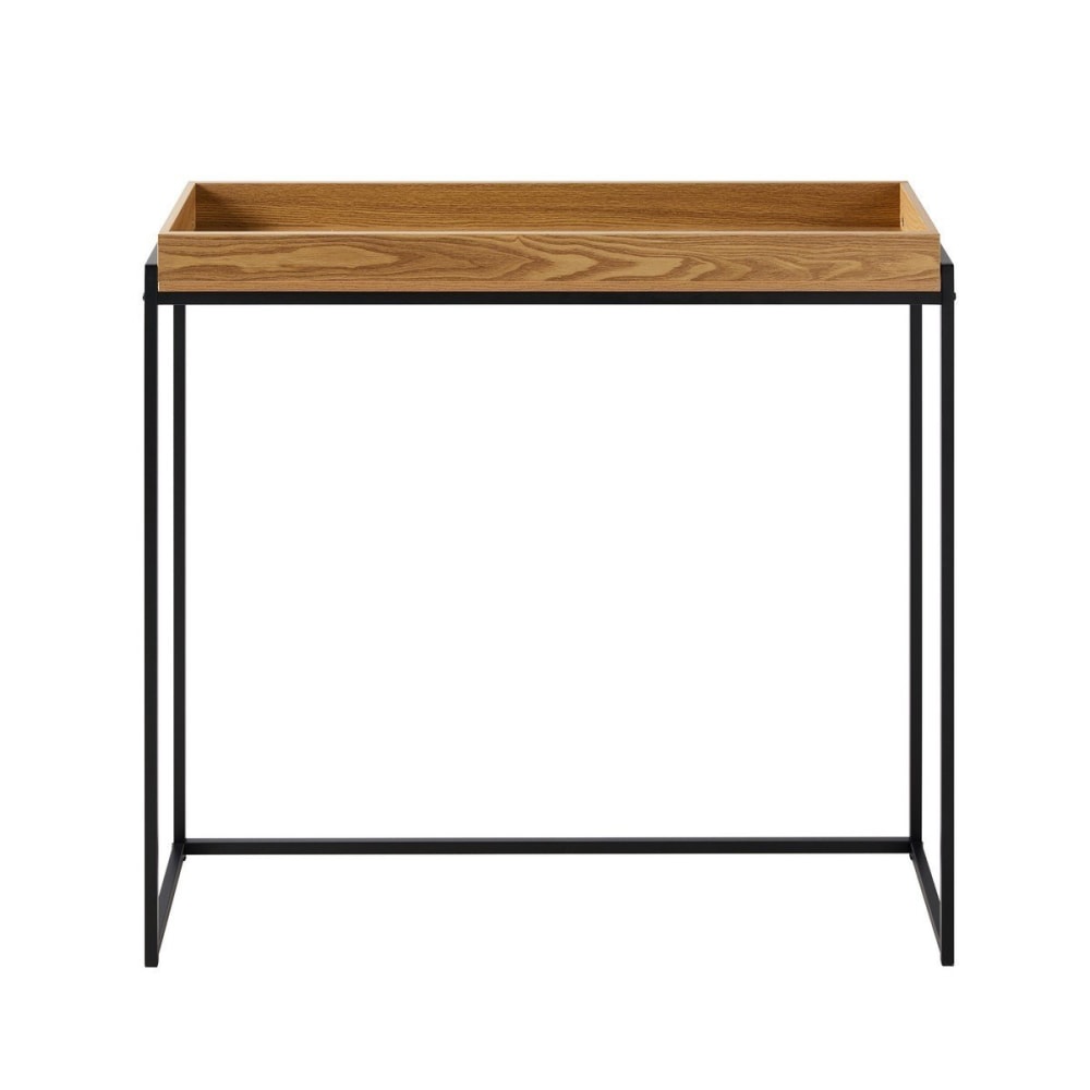 wohnli-moebel-suche-Konsole-mit-Randplatte-und-schwarzen-Metallbeinen-L100-cm Wohnli Möbelsuche - Konsole mit Randplatte und schwarzen Metallbeinen L100 cm