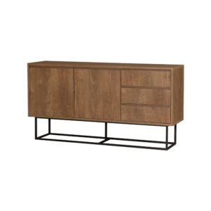 wohnli-moebel-suche-Konsolentisch-Holzeffekt-walnuss-schwarz-140x36-h72-cm Wohnli Möbelsuche - Konsolentisch Holzeffekt walnuss