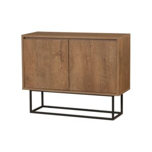 wohnli-moebel-suche-Konsolentisch-Holzeffekt-walnuss-schwarz-90x36-h72-cm Wohnli Möbelsuche - Konsolentisch Holzeffekt walnuss