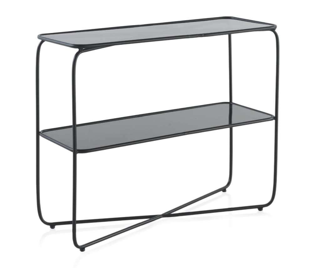 wohnli-moebel-suche-Konsolentisch-aus-Metall-mit-Glas Wohnli Möbelsuche - Konsolentisch aus Metall mit Glas