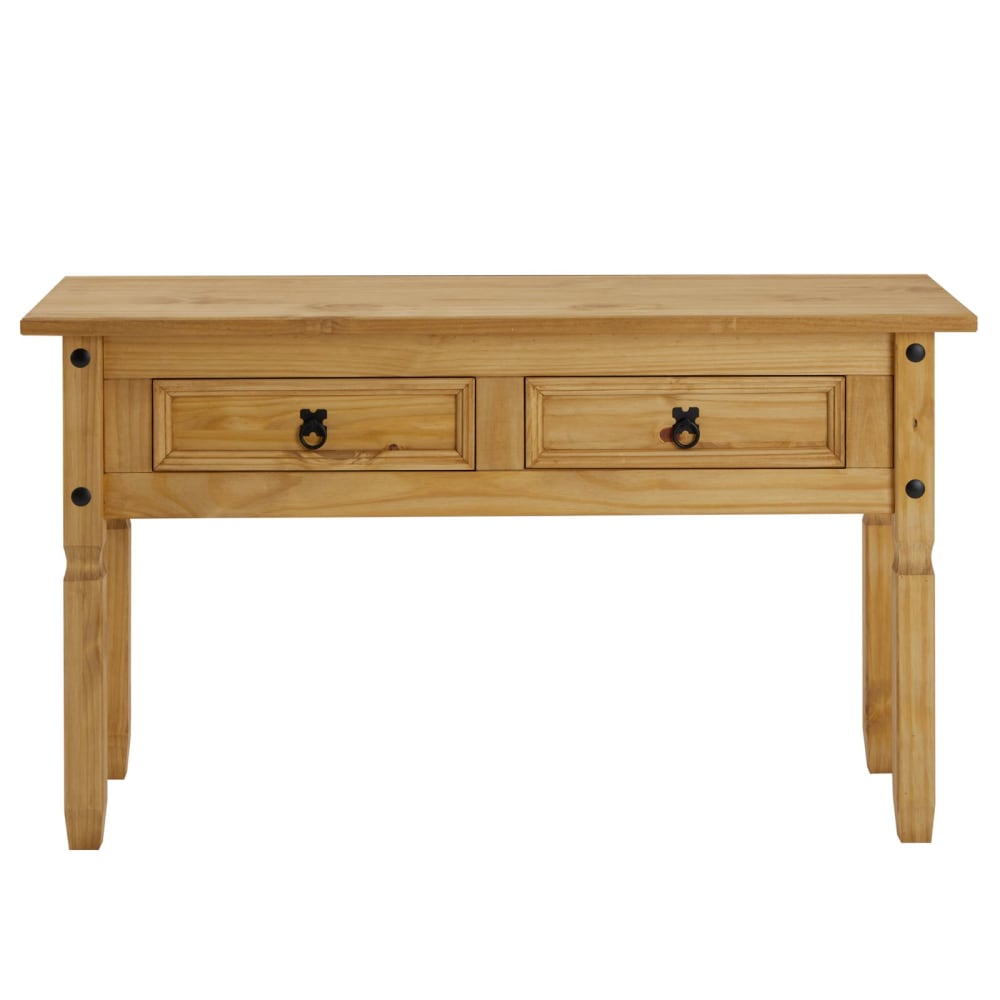 Wohnli Möbelsuche - Konsolentisch mit 2 Schubladen aus Kiefer