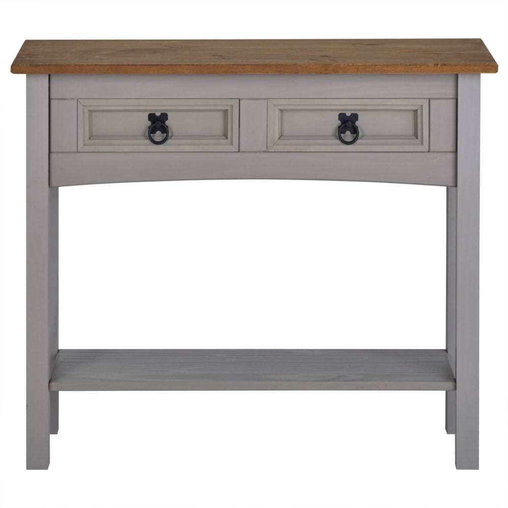 Wohnli Möbelsuche - Konsolentisch mit 2 Schubladen aus Kiefer