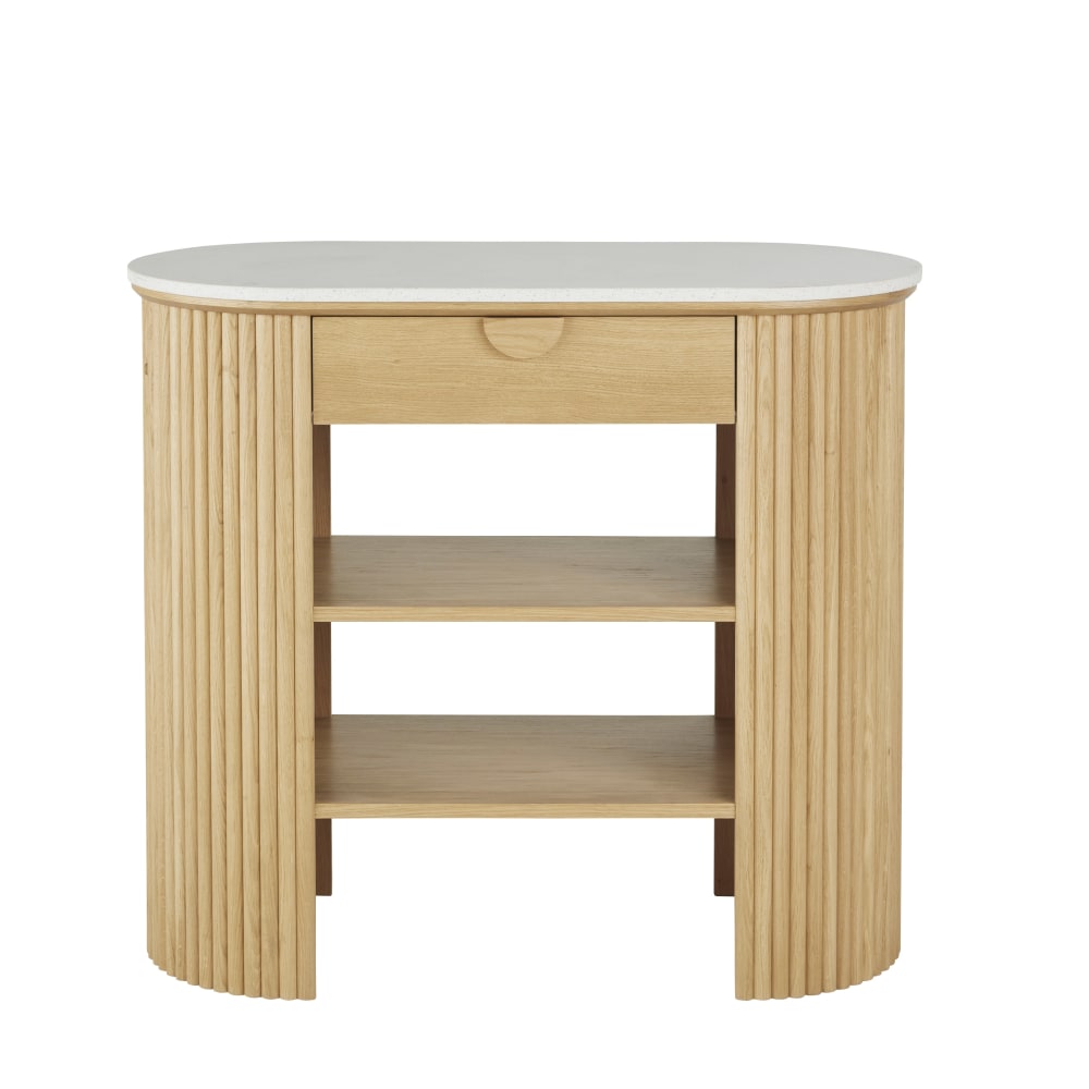 Wohnli Möbelsuche - Kücheninsel mit 1 Schublade und 2 Fächern