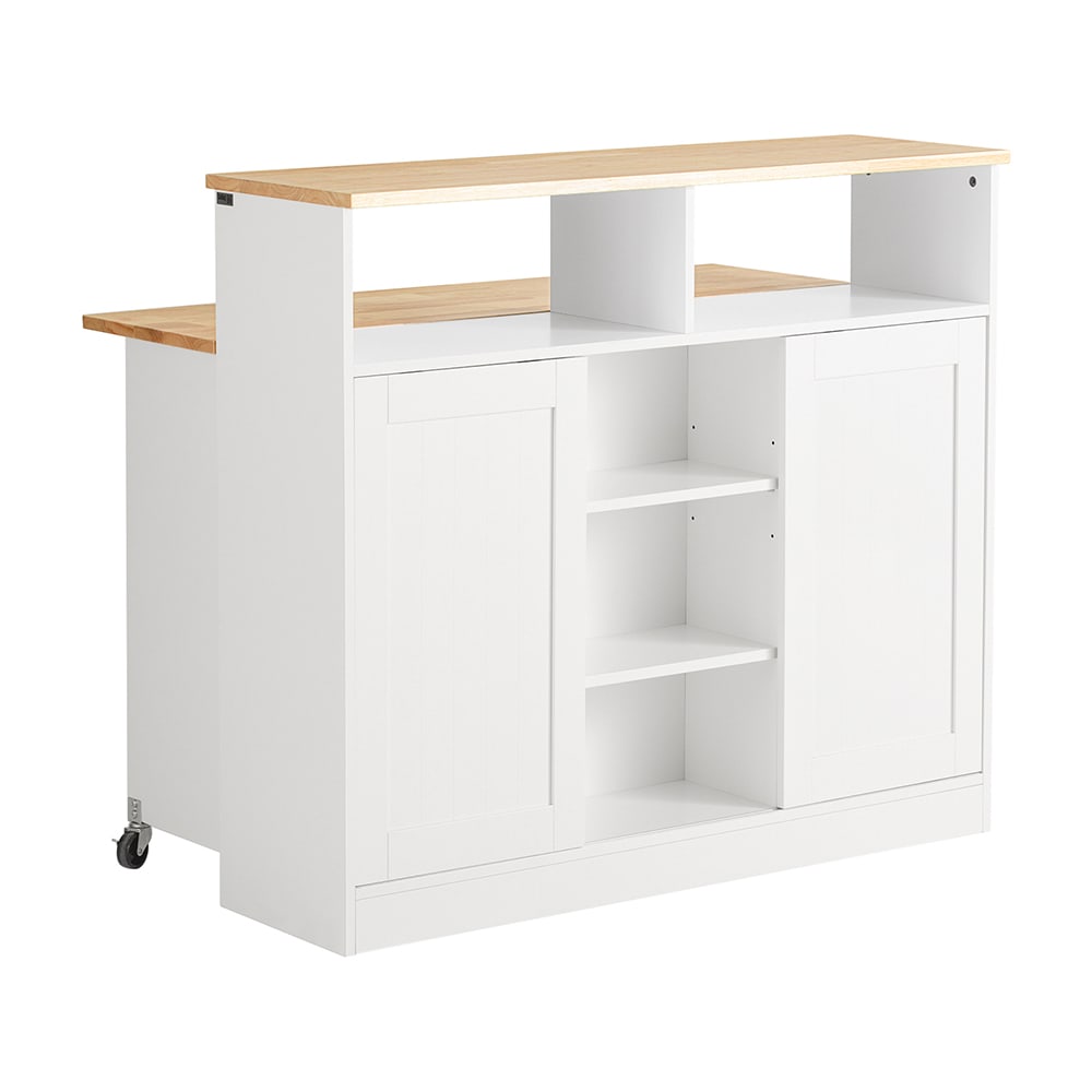 wohnli-moebel-suche-Kuecheninsel-mit-erweiterbarer-Arbeitsflaeche-MDF-Weiss Wohnli Möbelsuche - Kücheninsel mit erweiterbarer Arbeitsfläche MDF Weiß