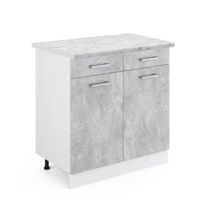 wohnli-moebel-suche-Kuechenunterschrank-AP-Marmor-Beton-80-x-81.6cm Wohnli Möbelsuche - Küchenunterschrank