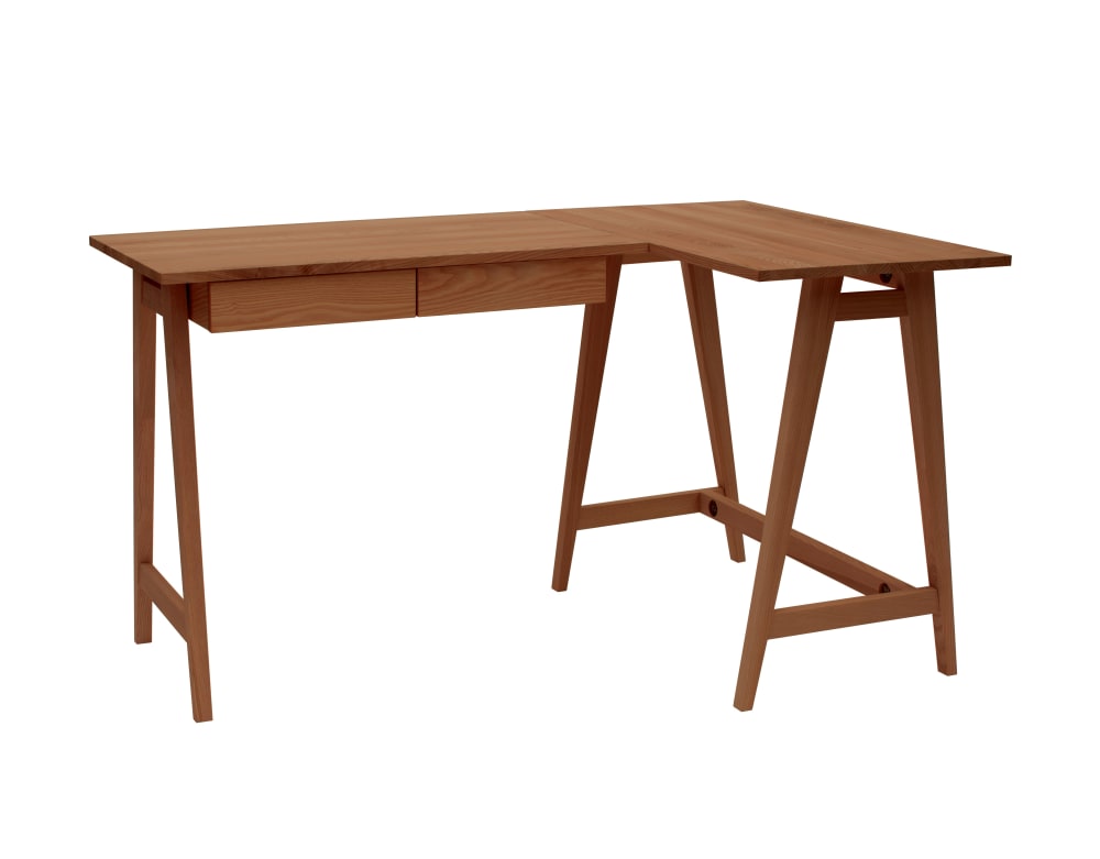 wohnli-moebel-suche-L-foermiger-Schreibtisch-Holz-135x85x75-Eiche Wohnli Möbelsuche - L-förmiger Schreibtisch