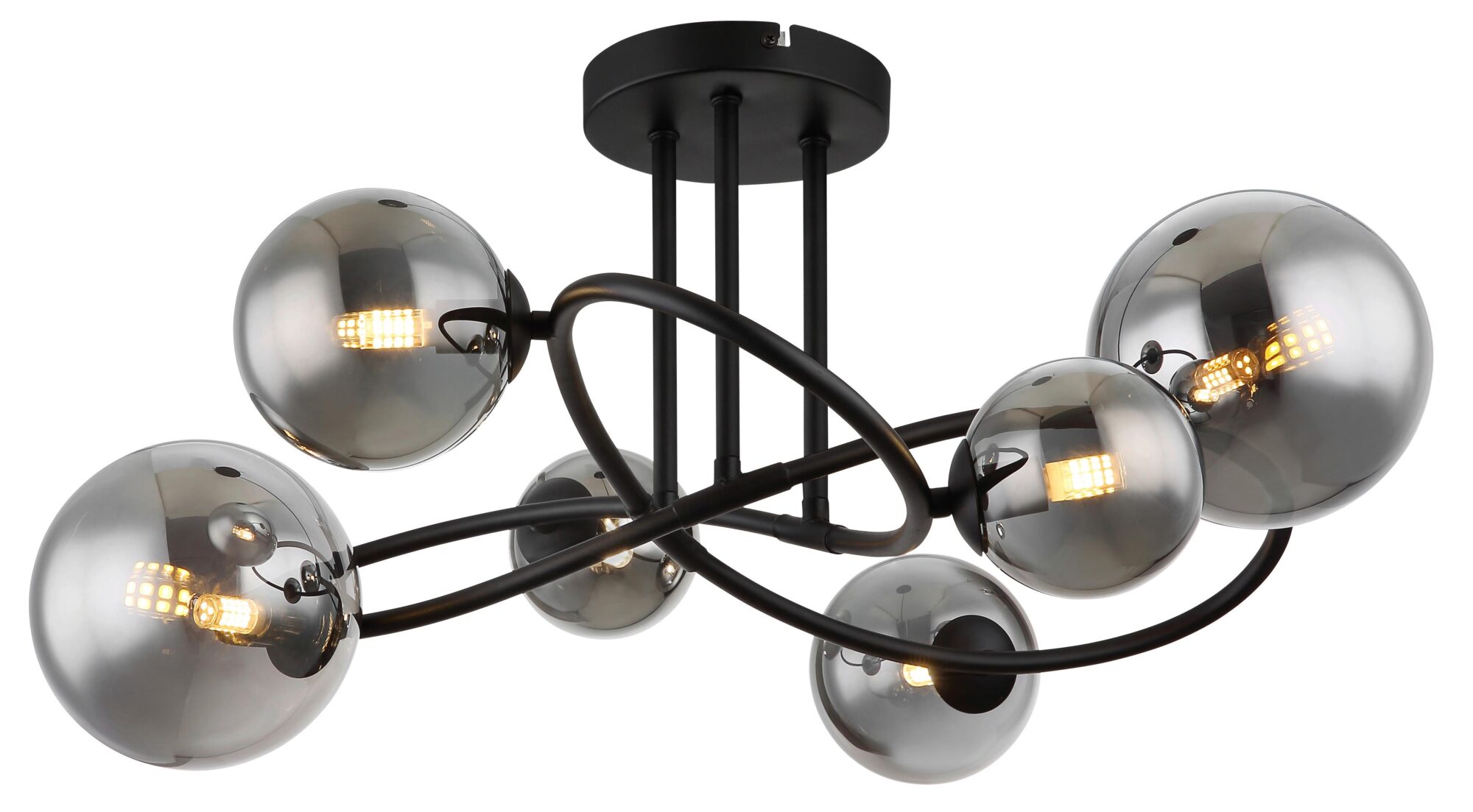 wohnli-moebel-suche-LED-Deckenleuchte-Riha-Schwarz-max-35-Watt-Deckenlampe Wohnli Möbelsuche - LED-Deckenleuchte Riha Schwarz max. 3