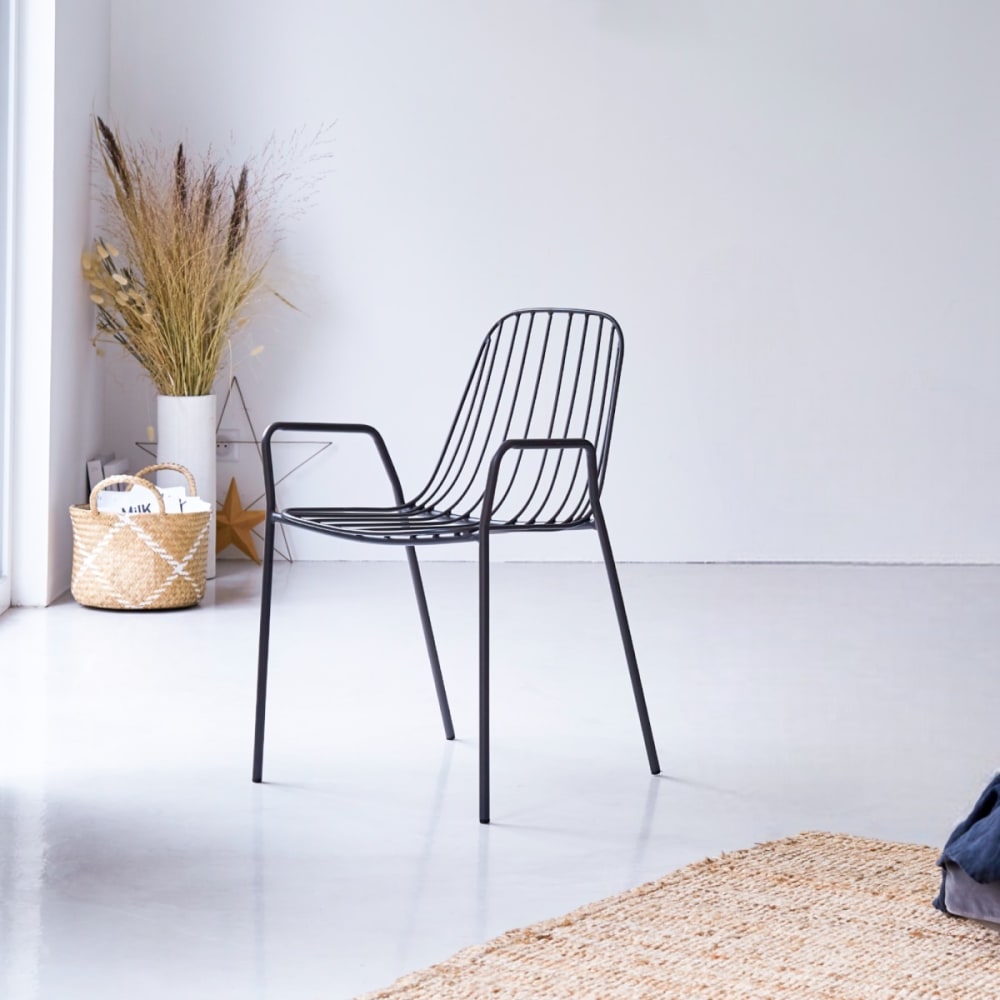 wohnli-moebel-suche-Lehnstuhl-aus-Metall-dark-grey Wohnli Möbelsuche - Lehnstuhl aus Metall dark grey