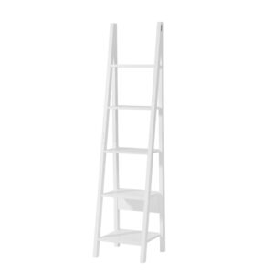 wohnli-moebel-suche-Leiterregal-mit-5-Boeden-MDF-Weiss Wohnli Möbelsuche - Leiterregal mit 5 Böden MDF Weiß