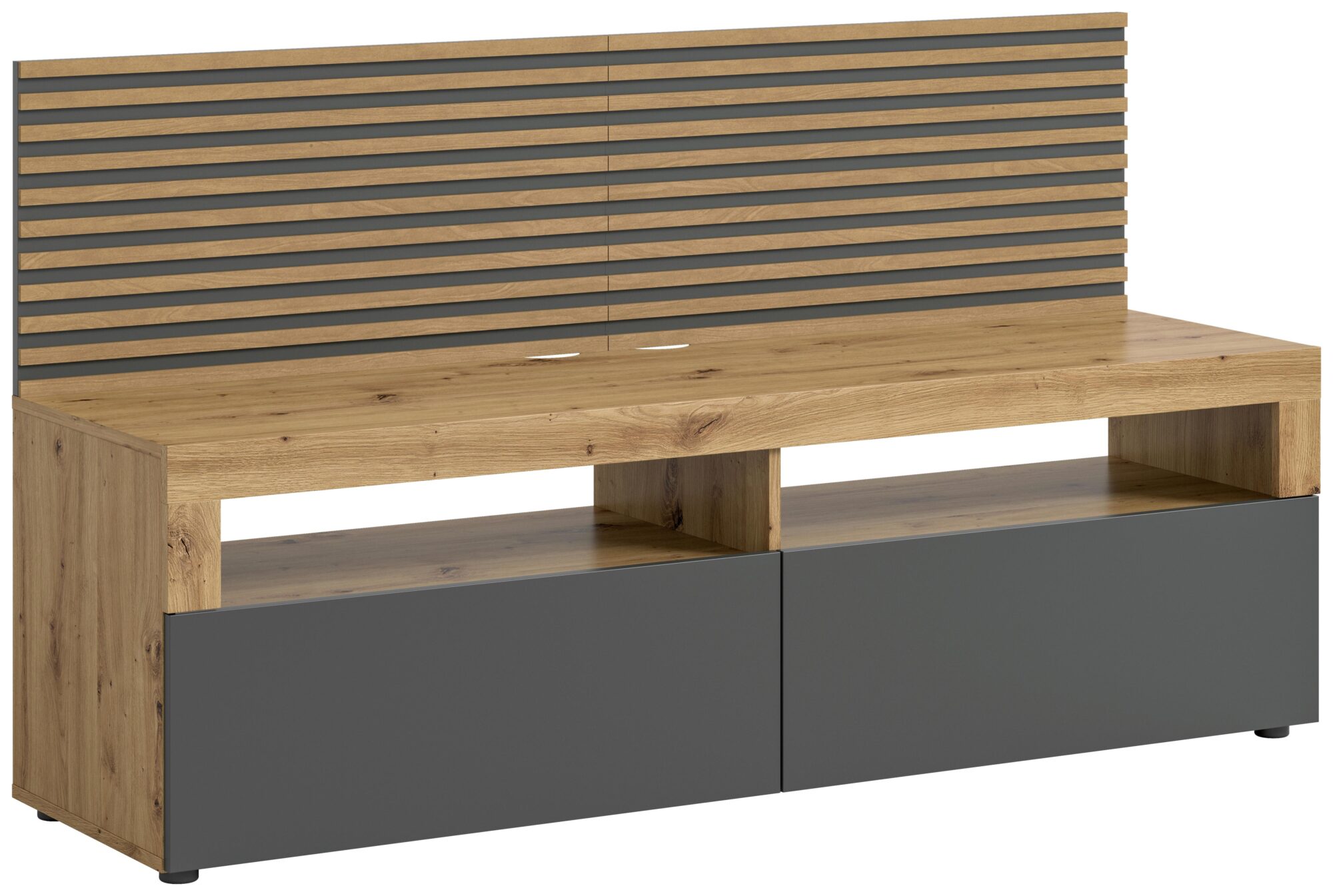 wohnli-moebel-suche-Lowboard-Okai-ca-160x90-cm-EicheGrau Wohnli Möbelsuche - Lowboard Okai ca. 160x90 cm Eiche/Grau