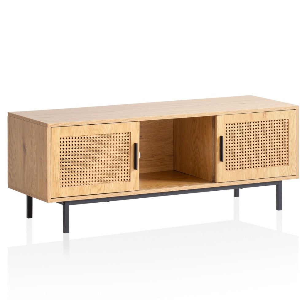 wohnli-moebel-suche-Lowboard-mit-2-Tueren-aus-MDF-Braun Wohnli Möbelsuche - Lowboard mit 2 Türen aus MDF