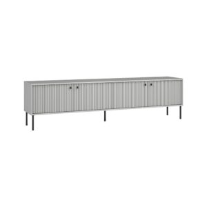 wohnli-moebel-suche-Lowboard-mit-Tueren-aus-MDF-Spanplatte-grau-matt-207x405x548cm Wohnli Möbelsuche - Lowboard mit Türen aus MDF & Spanplatte
