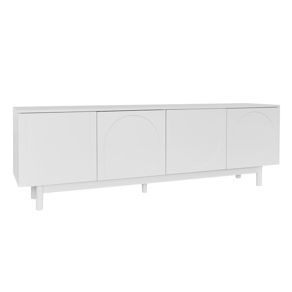 Wohnli Möbelsuche - Luxuriöser TV-Schrank mit U-förmigen Strukturtüren