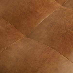 wohnli-moebel-suche-M20022635-1 3-Sitzer-Sofa aus Eco-Leder 230x83x88cm Leder Braun WOOOD Sofas und Sessel Sofas 2-Sitzer-Sofas & 3-Sitzer-Sofas