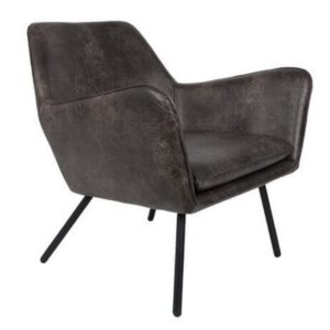 wohnli-moebel-suche-M20022767 Wohnli Möbelsuche - Bequemer Lounge-Sessel in Vintage-Lederoptik Dunkelgrau