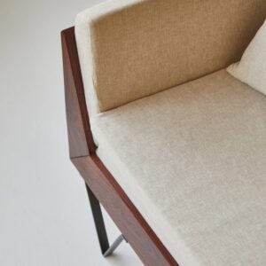 80x70x67cm Stoff Beige Tikamoon Sofas und Sessel Sessel, Poufs und Fußbänke Sessel